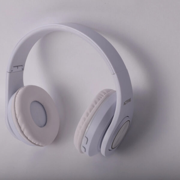 ACTFIRE Headphones – ACTFIRE Bluetooth headphones with up to 40 hours battery, microphone for call, foldable and comfortable, Android and iOs compatible - Image 2
