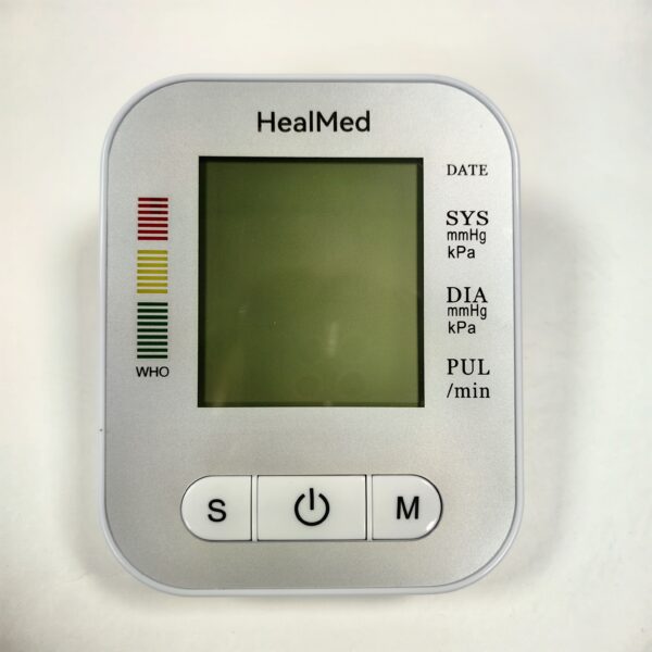 HealMed Blood pressure monitors – Blood Pressure Monitors for Home Use, Blood Pressure Machine Upper Arm with Large Wide Cuff Automatic Digital BP Machine LCD Screen BSX583(Light Blue)