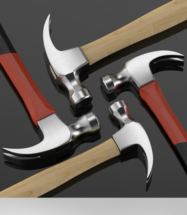 Fixzy 16-Ounce Claw Hammer - Basic Hand Tool for DIY and Woodworking with Natural Wood Anti-Vibration Handle and Drop-Forged Steel Head by Stalwart